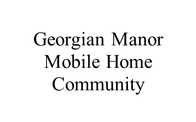 Georgian Manor Mobile Home Community